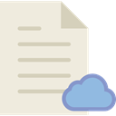 Cloud, interface, document, Archive, File Beige icon