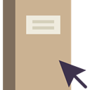 bookmark, Address book, Notebook, interface, Agenda, Business Tan icon