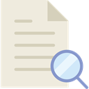 File, search, document, Archive, interface Beige icon