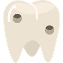 tooth, medical, Dentist, Teeth, dental, Caries AntiqueWhite icon