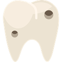 dental, Teeth, Dentist, medical, tooth, Premolar, Caries AntiqueWhite icon
