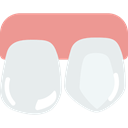 mouth, Dentist, dental, medical, Teeth Lavender icon