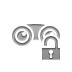 Binoculars, open, Lock Gray icon