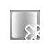 cross, reflected, Gradient DarkGray icon