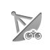 Dish, Binoculars, Satellite Icon