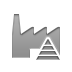 Factory, pyramid Icon