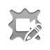 pencil, effects, video Gray icon