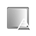pyramid, Gradient, linear Gray icon