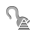 Piracy, pyramid Gray icon