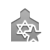 Synagogue, star Icon