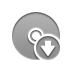 Down, Cd, Disk DarkGray icon