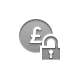 pound, open, coin, Lock DarkGray icon
