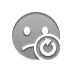 sad, Reload, smiley DarkGray icon