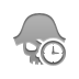 Piracy, Clock DarkGray icon
