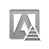pyramid, adobe Gray icon