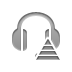 pyramid, Headset Gray icon