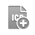 File, Format, Ico, Add DarkGray icon
