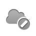 cancel, Cloud DarkGray icon