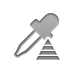Dropper, pyramid Gray icon
