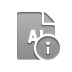 Info, Format, Ai, File DarkGray icon