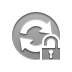Lock, refresh, open Gray icon