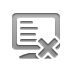 cross, terminal Gray icon