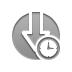 download, Clock DarkGray icon