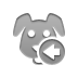 Left, dog DarkGray icon