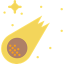 meteor, Asteroid, comet, Astronomy, space SandyBrown icon