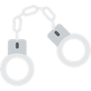 Tools And Utensils, Prision, Policeman, Arrest, jail, Handcuffs Black icon