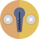 security, secure, Tools And Utensils, Lockpick SandyBrown icon