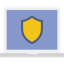 Laptop, Electric, technology, computing, security, Computer MediumPurple icon