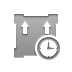 Box, send, Clock Icon