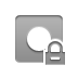 Lock, record DarkGray icon