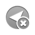 arrowhead, Close, Left DarkGray icon