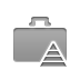 pyramid, Briefcase Icon