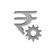 Currency, sign, Gear, rupee Icon