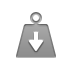 weight Gray icon