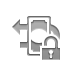 open, Lock, refund Gray icon
