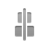 vertical, Align, Center Gray icon