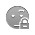 Lock, waiting, smiley DarkGray icon