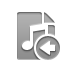 Left, playlist DarkGray icon