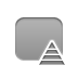 rounded, Rectangle, pyramid Icon