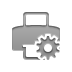 Gear, printer Gray icon