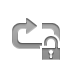 Lock, repeat, open Gray icon