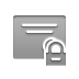 Certificate, Lock DarkGray icon