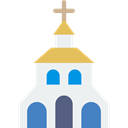 buildings, christian, Chapel, church, religion, temple Black icon
