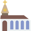 religious, Christianity, religion, buildings, Monastery WhiteSmoke icon