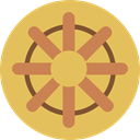 religious, India, symbol, buddhism, signs, religion SandyBrown icon