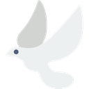 bird, wedding, Animals, dove, pigeon, wings, fly WhiteSmoke icon